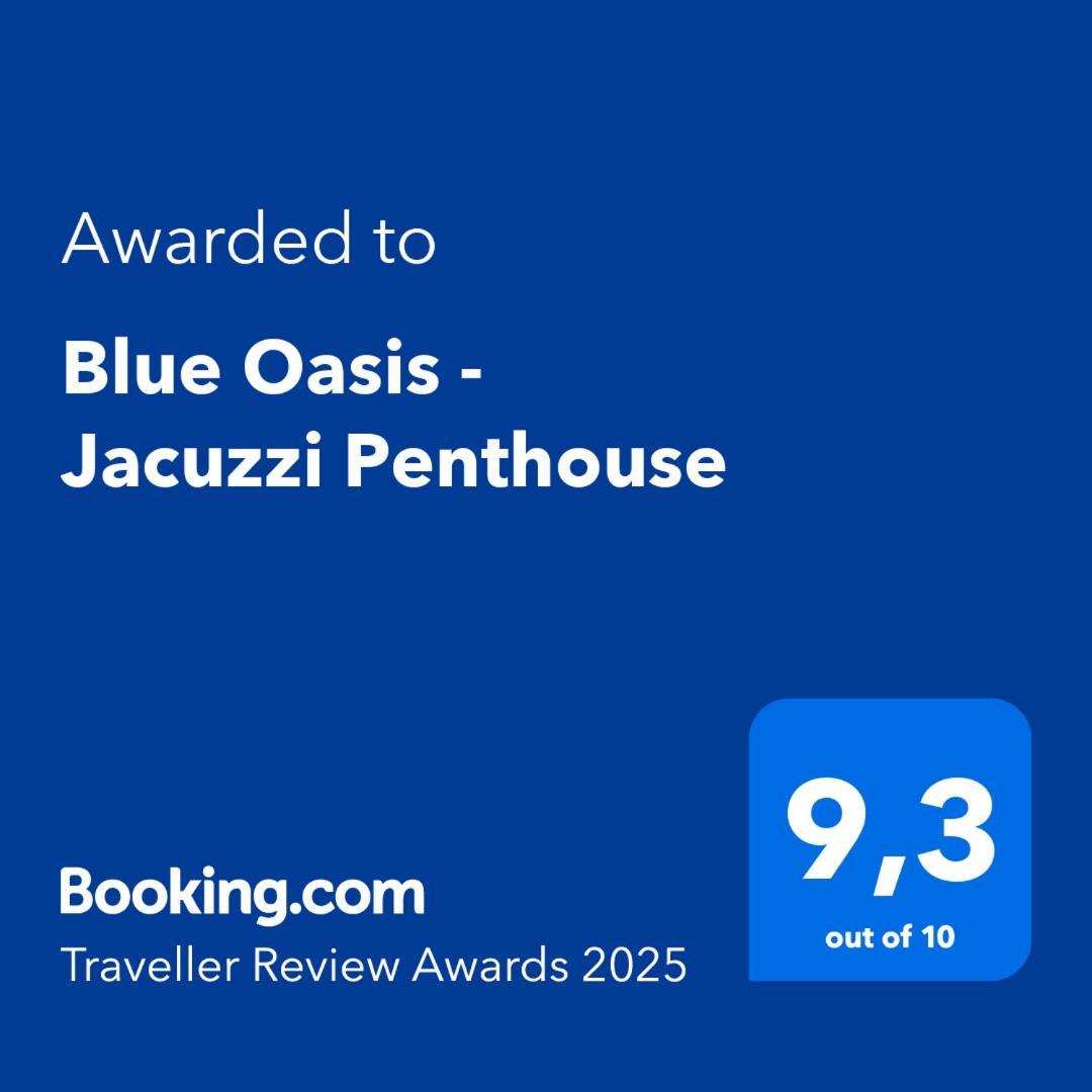 Apartmán Blue Oasis - Jacuzzi Penthouse Atény Exteriér fotografie